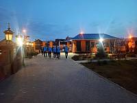 Посещение Георгиевского храма города Орехово-Зуево игроками футбольного клуба «Зенит-2» города Санкт-Петербург