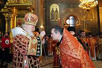 Патриаршее богослужение в Николо-Угрешском монастыре