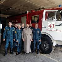 Молебен и беседа в пожарно-спасательном гарнизоне Павловского Посада