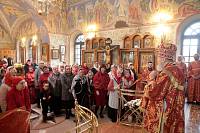 Архиерейское богослужение в Никольском храме села Новый Милет 