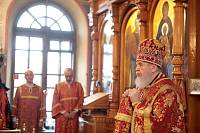 Архиерейское богослужение в Никольском храме села Новый Милет 