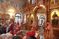 Архиерейское богослужение в Никольском храме села Новый Милет 
