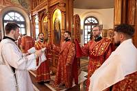 Архиерейское богослужение в Никольском храме села Новый Милет 