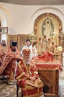 Архиерейское богослужение в Никольском храме села Новый Милет 