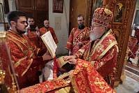 Архиерейское богослужение в Никольском храме села Новый Милет 