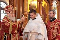 Архиерейское богослужение в Никольском храме села Новый Милет 