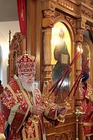 Архиерейское богослужение в Никольском храме села Новый Милет 