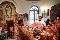 Архиерейское богослужение в Никольском храме села Новый Милет 