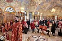 Архиерейское богослужение в Никольском храме села Новый Милет 