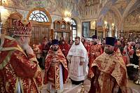 Архиерейское богослужение в Никольском храме села Новый Милет 