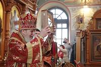 Архиерейское богослужение в Никольском храме села Новый Милет 