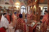 Архиерейское богослужение в Никольском храме села Новый Милет 