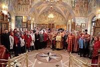 Архиерейское богослужение в Никольском храме села Новый Милет 