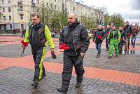 «Ночные волки» на субботнике в Балашихе