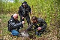 «Ночные волки» на субботнике в Балашихе