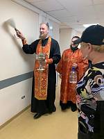 Освящение неврологического отделения Щёлковской областной больницы