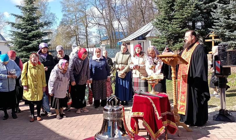 Освящение колокола в Успенском храме г. Ногинска