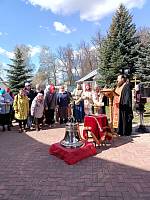 Освящение колокола в Успенском храме г. Ногинска