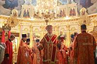 Архиерейское богослужение в Казанском храме села Иванисово