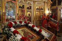 Архиерейское богослужение в Казанском храме села Иванисово