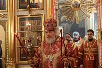 Архиерейское богослужение в Казанском храме села Иванисово