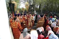 Архиерейское богослужение в Казанском храме села Иванисово