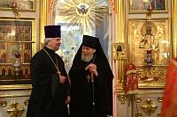 Архиерейское богослужение в Казанском храме села Иванисово