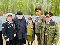 Освящение креста для строящегося Георгиевского храма в Павловском Посаде 