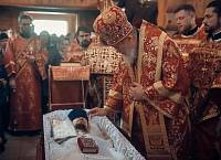 Отпевание священника Михаила Савина 