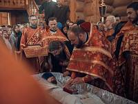 Отпевание священника Михаила Савина 