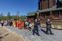 Празднование святой Блаженной Матроне Московской в посёлке Верея