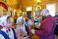 Празднование святой Блаженной Матроне Московской в посёлке Верея