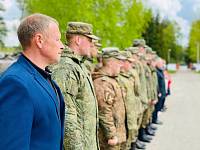 Молебен в воинской части Павловского Посада