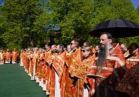 Патриаршее богослужение на Бутовском полигоне