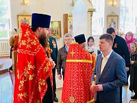 Молебен в Казанском храме города Павловский Посад