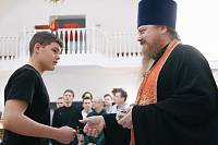 Молебен перед началом экзаменов для выпускников школ Электрогорска