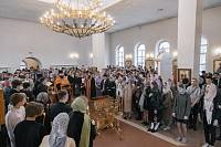 Молебен перед началом экзаменов для выпускников школ Павловского Посада