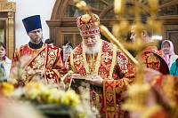 Престольный праздник в Покровском храме села Пустоша 