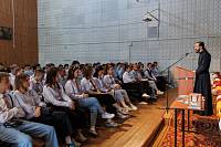 Встреча со студентами Железнодорожного техникума имени В. И. Бондаренко