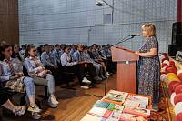 Встреча со студентами Железнодорожного техникума имени В. И. Бондаренко