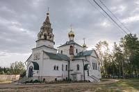 Архиерейское богослужение в Троицком храме деревни Аверкиево