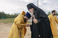 Архиерейское богослужение в Троицком храме деревни Аверкиево