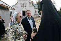 Архиерейское богослужение в Троицком храме деревни Аверкиево