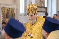 Архиерейское богослужение в Троицком храме деревни Аверкиево