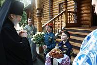 Престольный праздник во Владимирском храме 179-го спасательного центра МЧС 