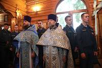 Престольный праздник во Владимирском храме 179-го спасательного центра МЧС 