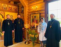 Молебен в больничном храме иконы Божией Матери «Отрада и Утешение» деревни Андреево