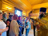 Молебен в больничном храме иконы Божией Матери «Отрада и Утешение» деревни Андреево