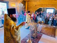 Молебен в больничном храме иконы Божией Матери «Отрада и Утешение» деревни Андреево