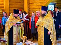 Молебен в больничном храме иконы Божией Матери «Отрада и Утешение» деревни Андреево